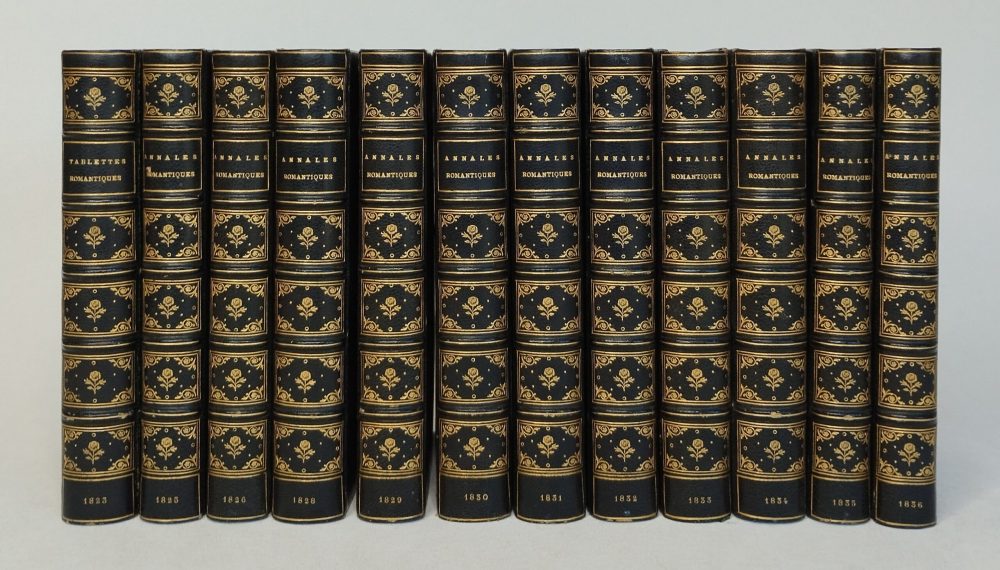Tablettes puis Annales romantiques – Rare série complète en 12 volumes