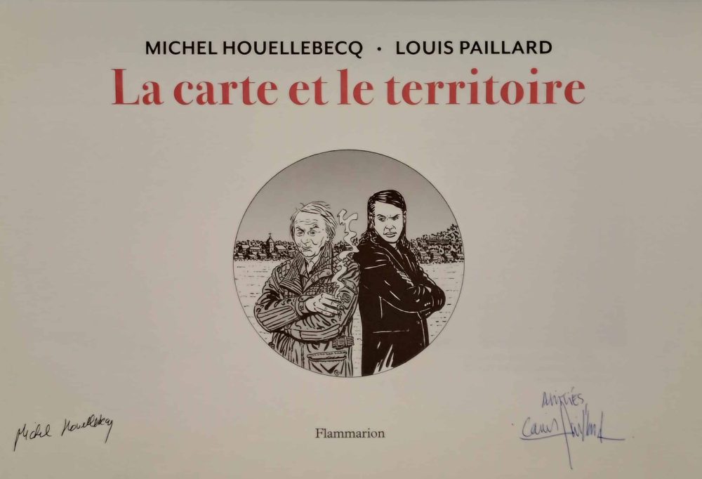 La carte et le territoire – roman graphique signé par Michel Houellebecq et Louis Paillard