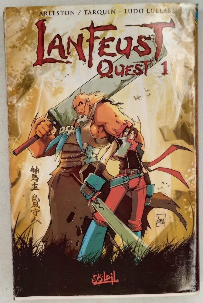 Lanfeust Quest tome 1 – 1ère édition – dédicacée par un dessin de Lullabi