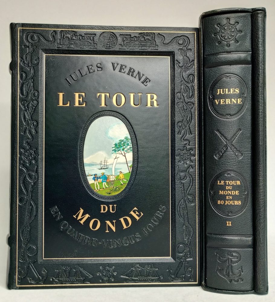 Le Tour du Monde en 80 jours – édition de luxe en 2 volumes illustré par Henry Lemarié
