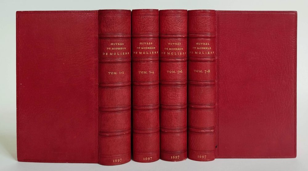 Les œuvres de Monsieur de Molière revues corrigées et augmentées – enrichies de figures en taille-douce – 1697