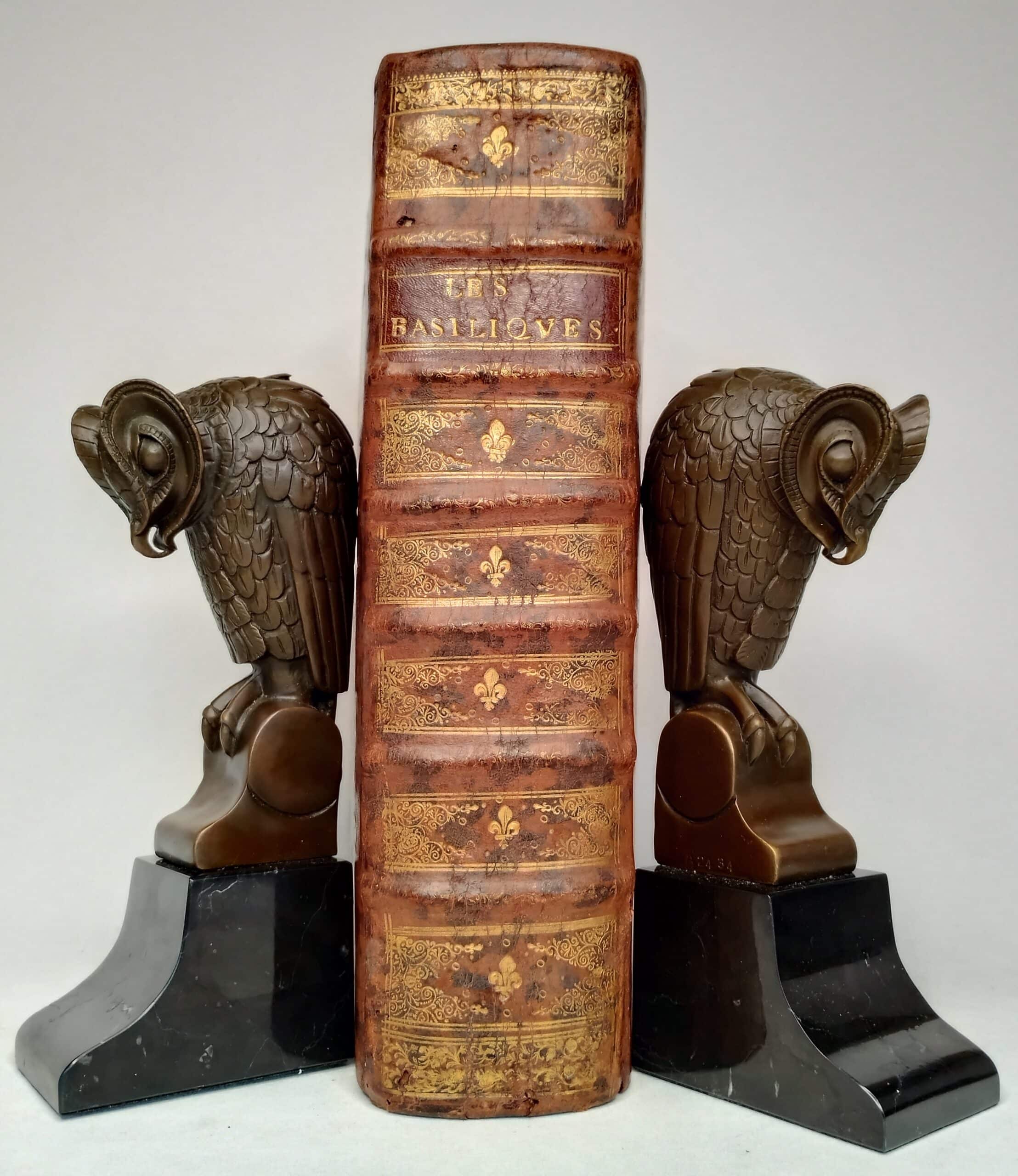 Lot De 2 Serre-livres En Métal Décoratif Forme Feuille Creuse - Pour étagères, Bureau, Rangement Vertical
